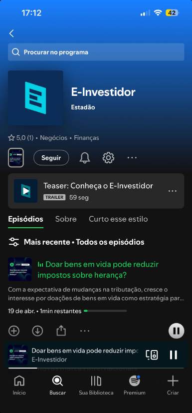 E-Investidor — conteúdo do programa