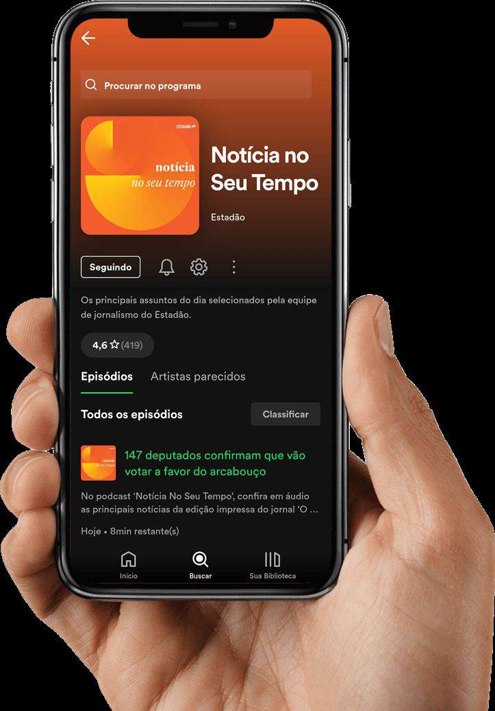 Notícia no Seu Tempo — conteúdo do programa